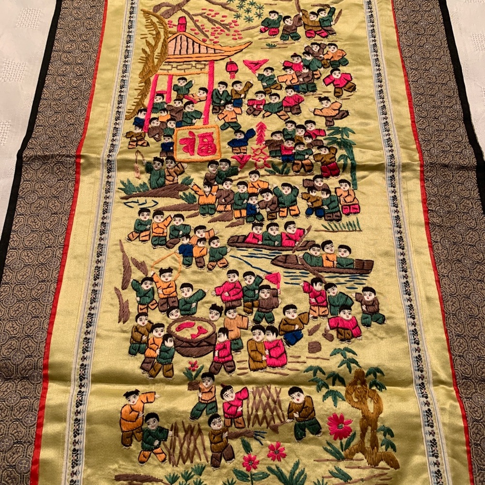 Chinese small table runner